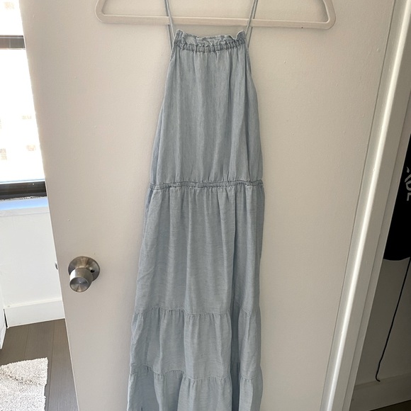 Zara Dresses & Skirts - Zara Light Denim Halter Dress